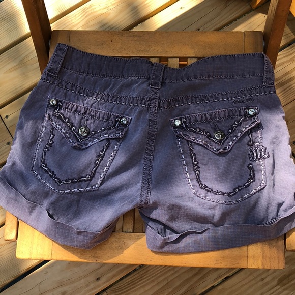 Miss me Blackish Grey Cargo Shorts - Picture 3 of 3